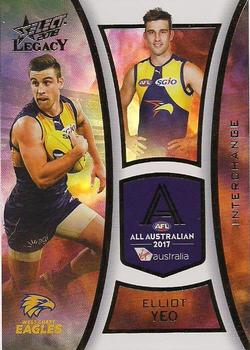 2018 Select Legacy - 2017 All-Australian #AA20 Elliot Yeo Front
